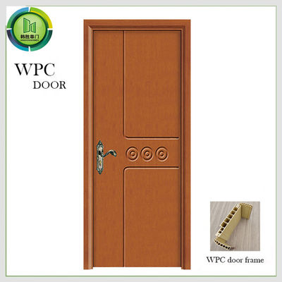 ইকো বন্ধুত্বপূর্ণ WPC সাধারণ প্রধান দরজা, ISO9001 সার্টিফাইড সাধারণ বেডরুম দরজা