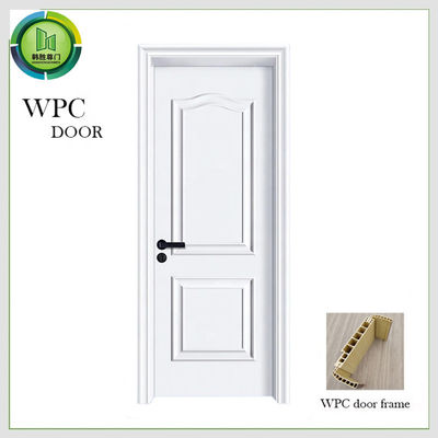 ভালো দাম গহ্বর কাঠের পেইন্টিং WPC দরজা কম্পোজিট ফ্লেম রিটার্ডেন্ট ভিলা ব্যবহার অনলাইন