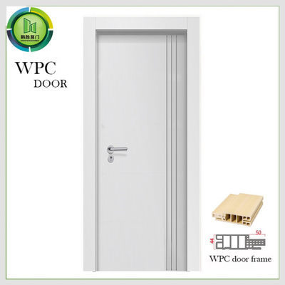 ভালো দাম শব্দ বিচ্ছিন্নতা অভ্যন্তর পেইন্টিং WPC দরজা 2050mm দৈর্ঘ্য বেডরুম ব্যবহার অনলাইন