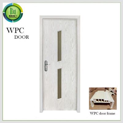 ভালো দাম জলরোধী বহিরাগত WPC গ্লাস দরজা Anti Formaldehyde বাথরুম ব্যবহার অনলাইন