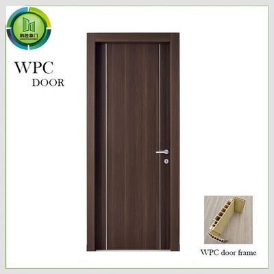 ভালো দাম আবাসিক Wpc প্যাটিও সলিড কোর বেডরুম দরজা কাঠের অ্যান্টি বিকৃতি অনলাইন