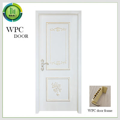 ভালো দাম কাঠের অভ্যন্তর WPC সাধারণ দরজা টার্মিট প্রতিরোধী অ্যাপার্টমেন্ট ব্যবহার অনলাইন