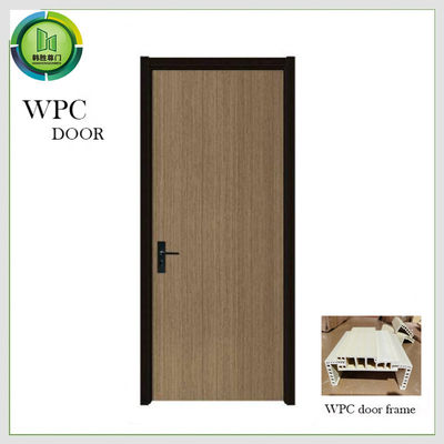 ভালো দাম অগ্নিসংক্রান্ত অভ্যন্তরীণ WPC কাঠের দরজা আর্দ্রতা প্রতিরোধী SGS সার্টিফাইড অনলাইন