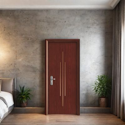 অভ্যন্তরীণ ব্যবহারের জন্য কাস্টমাইজযোগ্য আর্দ্রতা প্রতিরোধী, উইপোকা প্রতিরোধী, শব্দ নিরোধক WPC ফাঁপা দরজা