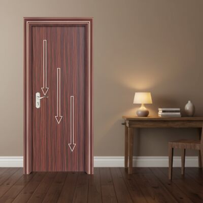 টেকসই নির্মাণ প্রকল্পের জন্য পরিবেশবান্ধব WPC ফাঁপা দরজা, যা উইপোকা প্রতিরোধী এবং ছাতা প্রতিরোধী বৈশিষ্ট্যযুক্ত