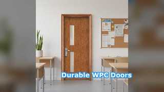 আধুনিক বাড়ির জন্য টেকসই WPC অভ্যন্তরীণ দরজা