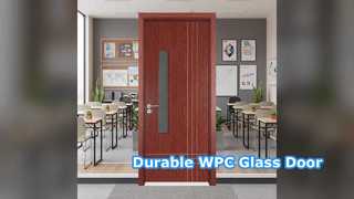 টেকসই WPC গ্লাস ডোর শব্দরোধী তাপরোধী