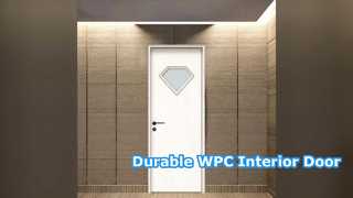 টেকসই WPC ফাঁপা দরজা কম রক্ষণাবেক্ষণ তাপ নিরোধক