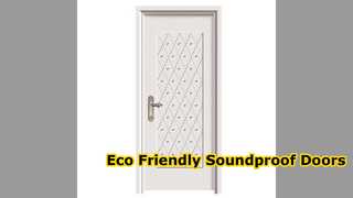 টেকসই WPC অভ্যন্তরীণ দরজা পরিবেশ বান্ধব এবং শব্দরোধী