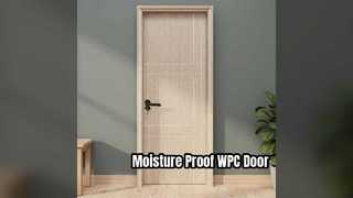 WPC ফাঁপা দরজা আর্দ্রতা প্রমাণ টেকসই কম রক্ষণাবেক্ষণ