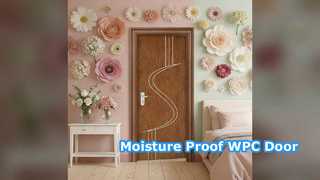 WPC ফাঁপা দরজা আর্দ্রতা প্রমাণ তাপ উত্তাপ