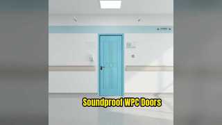 WPC দরজা শব্দরোধী তাপ উত্তাপ আধুনিক নকশা