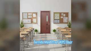 WPC ফাঁপা দরজা টেরমাইট ছাঁচ প্রমাণ টেকসই