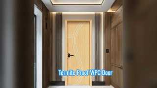 WPC ফাঁপা দরজা টেরমাইট ছাঁচ প্রমাণ কম রক্ষণাবেক্ষণ