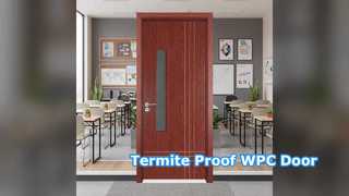 WPC গ্লাস ডোর টেরমাইট ছাঁচ প্রমাণ শক্তি দক্ষ